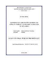Luận Văn Tạo Động Lực Cho Người Lao Động Tại Công Ty Tnhh Tư Vấn Du Học Và Đào Tạo Âu Mỹ (Amec).Pdf