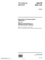 Tiêu chuẩn iso tr 09241 331 2012