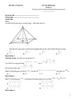 Đề ôn tập hình học lớp 12 (386)