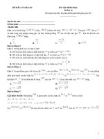 Đề ôn tập hình học lớp 12 (380)