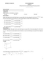 Đề ôn tập hình học lớp 12 (333)