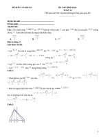Đề ôn tập hình học lớp 12 (87)
