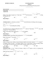 Đề ôn tập giải tích lớp 12 (20)