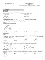 Đề ôn tập hình học lớp 12 (176)