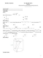 Đề ôn tập toán 12 có đáp án (239)