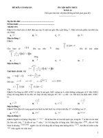 Đề ôn tập toán 12 có đáp án (271)