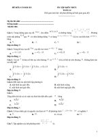 Đề ôn tập toán 12 có đáp án (81)