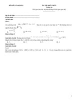 Đề ôn tập toán 12 có đáp án (44)