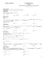 Đề ôn tập toán 12 có đáp án (358)