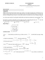 Đề ôn tập hình học lớp 12 (351)