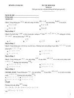 Đề ôn tập hình học lớp 12 (117)