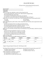 Đề ôn thi thpt 2021 địa lý   đề số 025