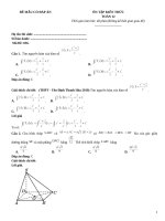 Đề ôn tập toán 12 có đáp án (236)