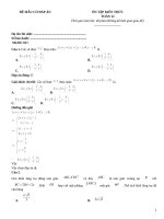 Đề ôn tập toán 12 có đáp án (227)