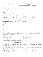 Đề ôn tập hình học lớp 12 (245)