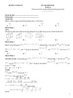 Đề ôn tập hình học lớp 12 (158)