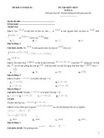 Đề ôn tập toán 12 có đáp án (374)