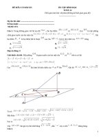 Đề ôn tập hình học lớp 12 (373)