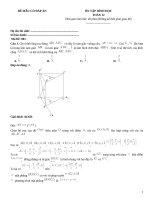 Đề ôn tập hình học lớp 12 (1)