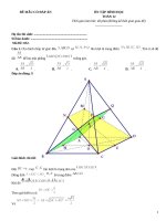 Đề ôn tập hình học lớp 12 (232)