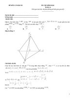 Đề ôn tập hình học lớp 12 (98)