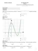 Đề ôn tập toán 12 có đáp án (240)