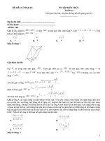 Đề ôn tập toán 12 có đáp án (200)