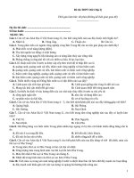 Đề thi thpt 2021 địa lý   mã đề 585