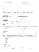 Đề ôn tập hình học lớp 12 (194)