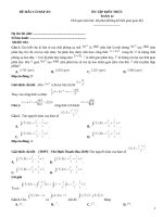 Đề ôn tập toán 12 có đáp án (232)