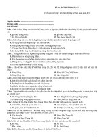 Đề ôn thi thpt 2019 địa lý   đề số 006