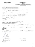 Đề ôn tập toán 12 có đáp án (129)