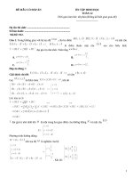 Đề ôn tập hình học lớp 12 (112)