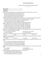 Đề ôn thi thpt 2023 địa lý   mã đề 010