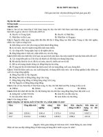 Đề thi thpt 2021 địa lý   mã đề 629