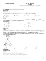Đề ôn tập hình học lớp 12 (111)