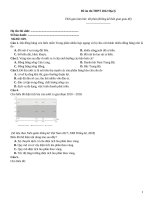 Đề ôn thi thpt 2022 địa lý   mã đề 029