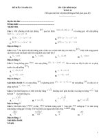 Đề ôn tập hình học lớp 12 (3)