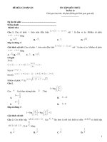 Đề ôn tập toán 12 có đáp án (354)