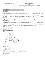 Đề ôn tập hình học lớp 12 (141)
