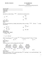 Đề ôn tập hình học lớp 12 (231)