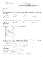 Đề ôn tập toán 12 có đáp án (304)