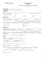 Đề ôn tập toán 12 có đáp án (307)