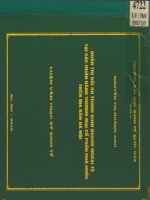 Quản trị rủi ro trong kinh doanh ngoại tệ tại các ngân hàng thương mại cổ phần nhà nước trên địa bàn hà nội