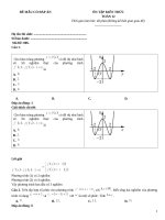 Đề ôn tập toán 12 có đáp án (206)
