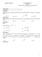 Đề ôn tập toán 12 có đáp án (361)