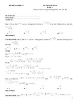 Đề ôn tập giải tích lớp 12 (113)