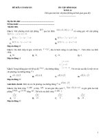 Đề ôn tập hình học lớp 12 (83)