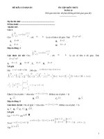 Đề ôn tập toán 12 có đáp án (137)