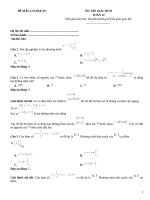 Đề ôn tập giải tích lớp 12 (22)